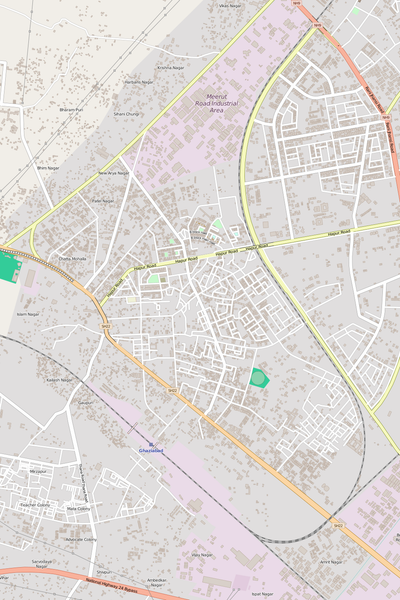 Editable Vector City Map Illustrator