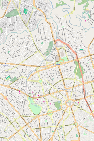 Editable Vector City Map Illustrator