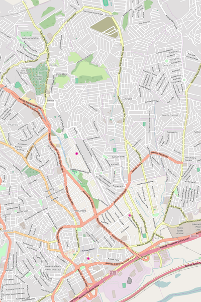 Editable Vector City Map Illustrator