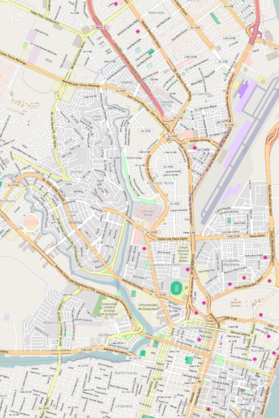 Editable Vector City Map Illustrator