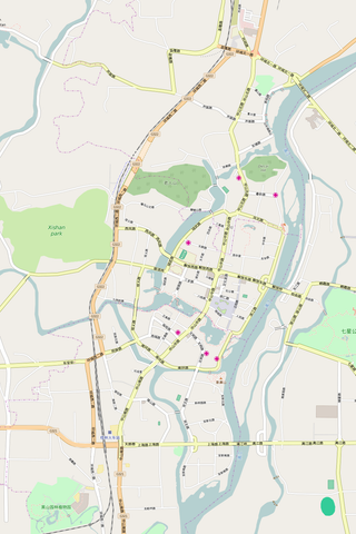 Editable Vector City Map Illustrator