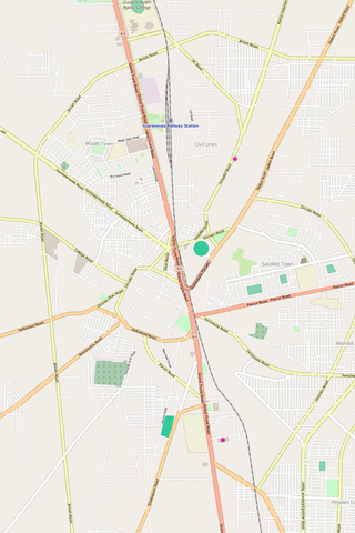 Editable Vector City Map Illustrator