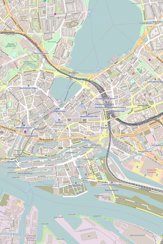 Editable Vector City Map Illustrator