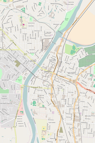 Editable Vector City Map Illustrator