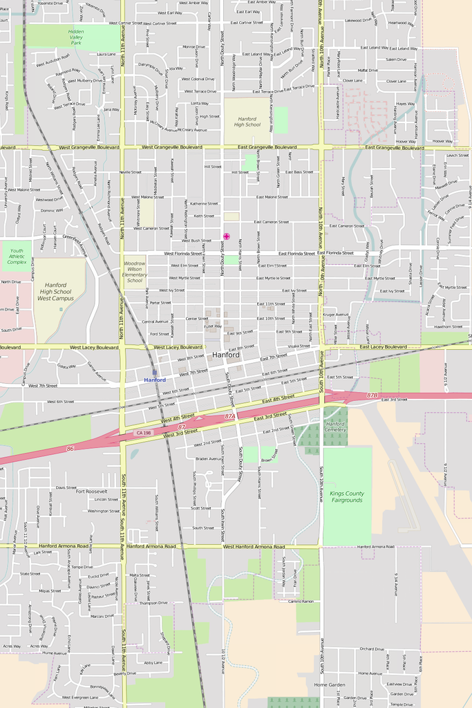 Hanford Map