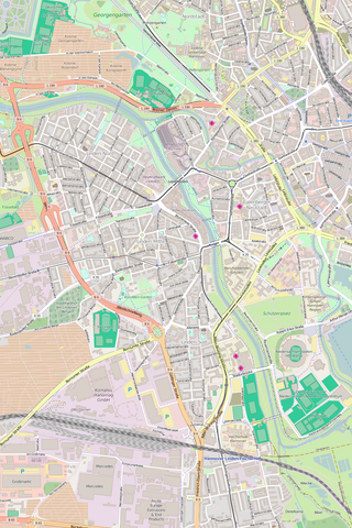 Editable Vector City Map Illustrator