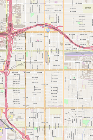 Detailed Editable Vector Map of  Hawthorne
