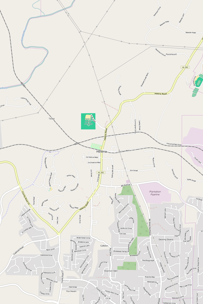 Detailed Editable Vector Map of  Helena