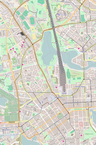 Editable Vector City Map Illustrator