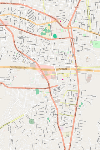 Editable Vector City Map Illustrator