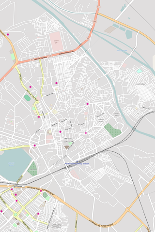 Editable Vector City Map Illustrator