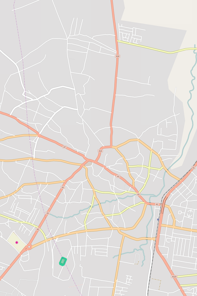 Editable Vector City Map Illustrator