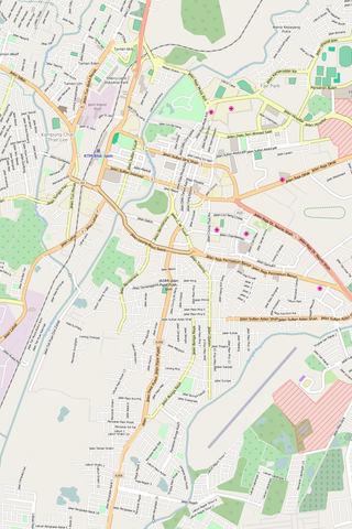 Editable Vector City Map Illustrator