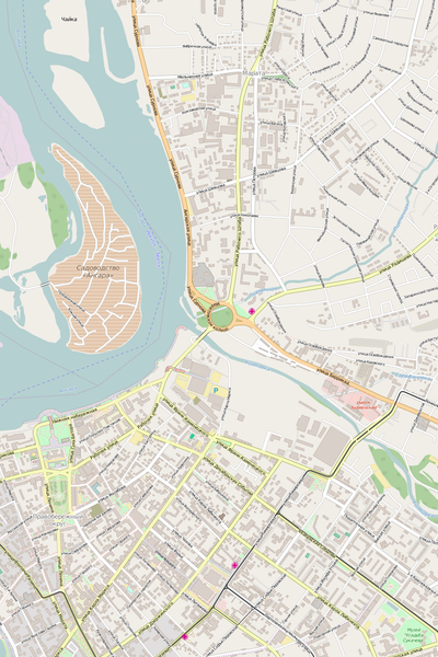 Editable Vector City Map Illustrator