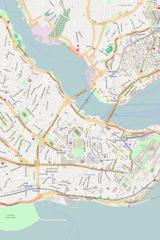 Editable Vector City Map Illustrator