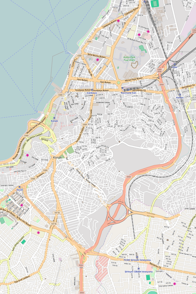 Editable Vector City Map Illustrator