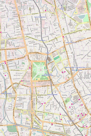 Editable Vector City Map Illustrator