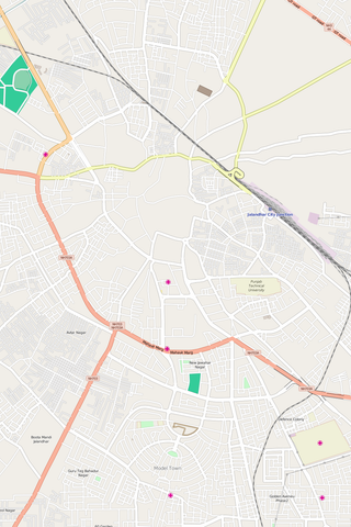 Editable Vector City Map Illustrator