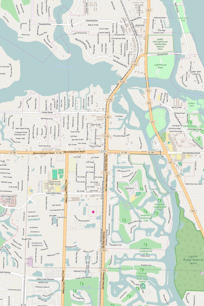 Planet Jupiter Florida Map