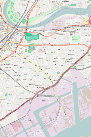 Editable Vector City Map Illustrator