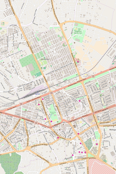 Editable Vector City Map Illustrator