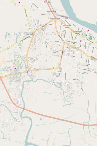 Editable Vector City Map Illustrator