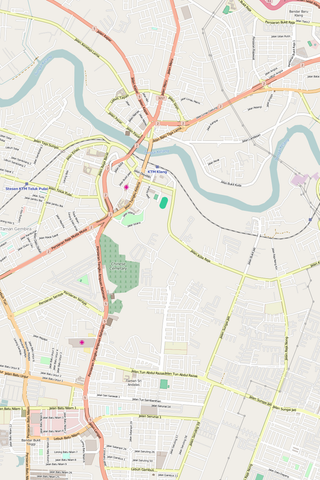 Editable Vector City Map Illustrator