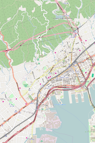 Editable Vector City Map Illustrator