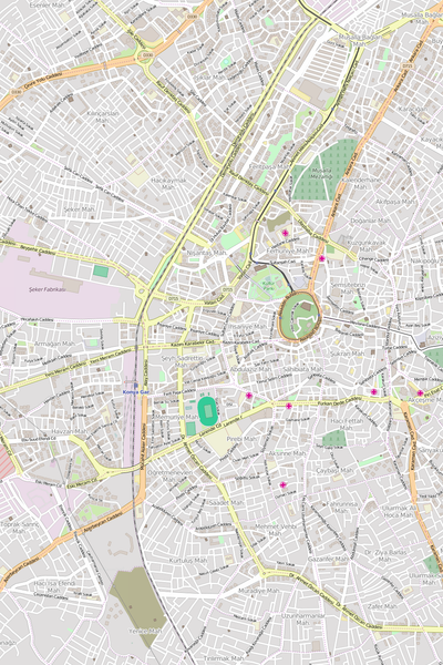 Editable Vector City Map Illustrator