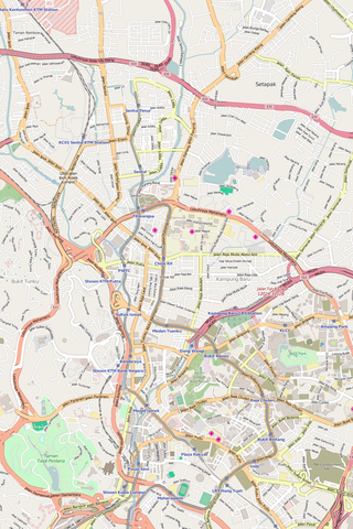 Editable Vector City Map Illustrator