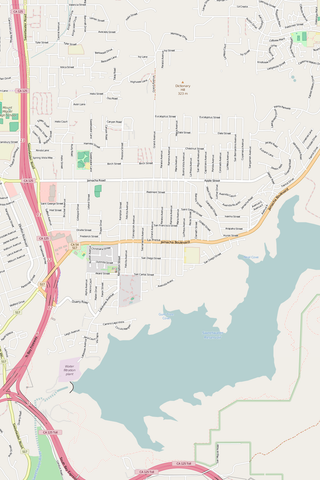 Detailed Editable Vector Map of  La Presa