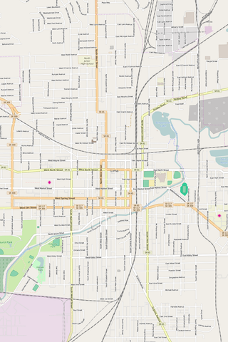 Editable Vector City Map Illustrator