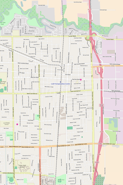 Detailed Editable Vector Map of  Lodi