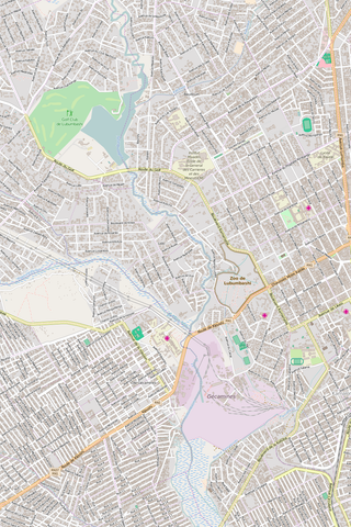 Editable Vector City Map Illustrator