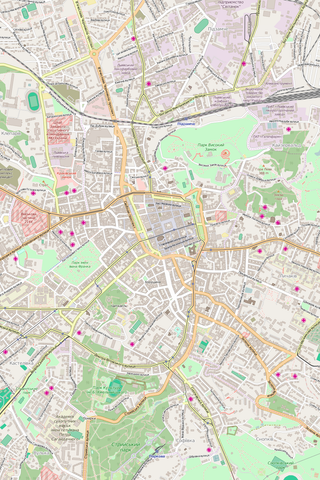 Editable Vector City Map Illustrator