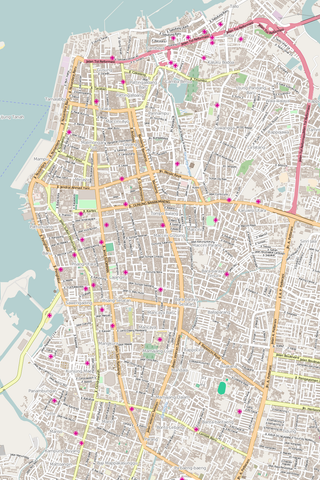 Editable Vector City Map Illustrator