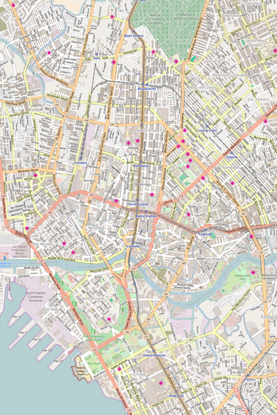 Editable Vector City Map Illustrator