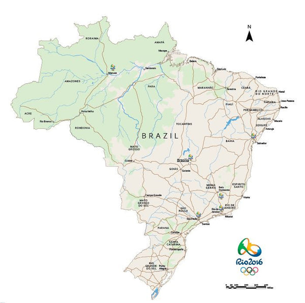 Editable Vector Rio de Janeiro Maps Bonus Pack