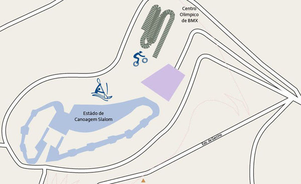 Illustrator Vector Map Deodoro Olympic Park