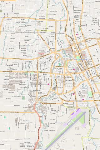 Editable Vector City Map Illustrator