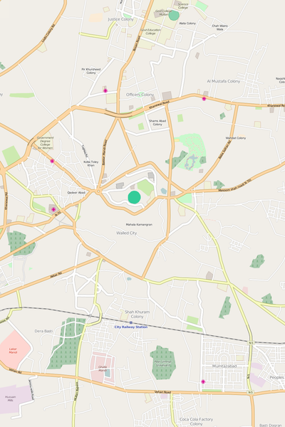 Editable Vector City Map Illustrator