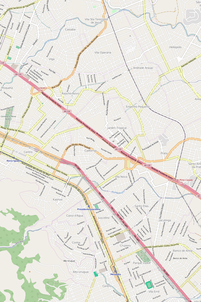 Editable Vector City Map Illustrator