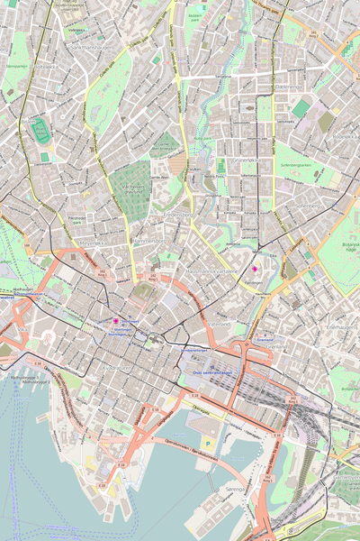 Editable Vector City Map Illustrator