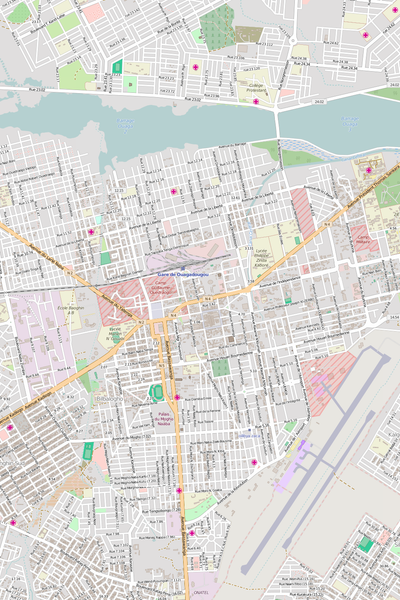 Editable Vector City Map Illustrator