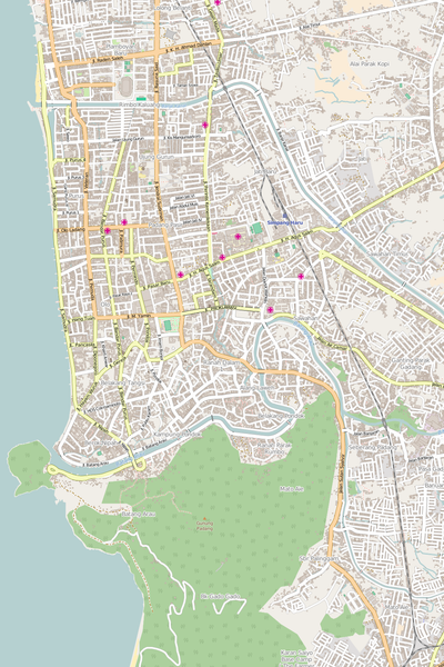 Editable Vector City Map Illustrator