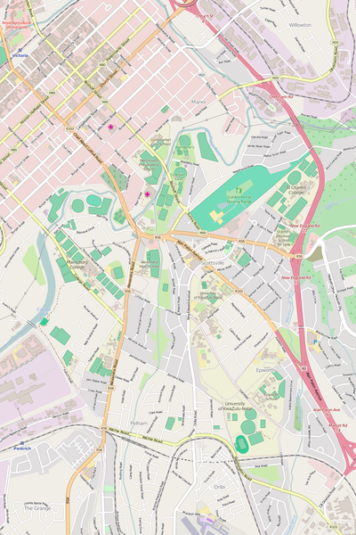Editable Vector City Map Illustrator
