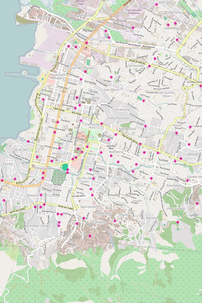 Editable Vector City Map Illustrator