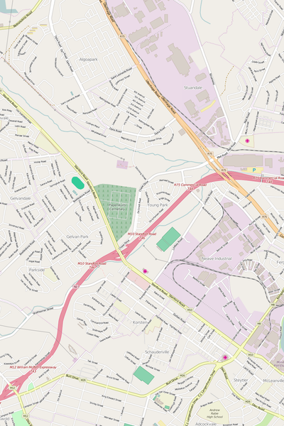 Editable Vector City Map Illustrator