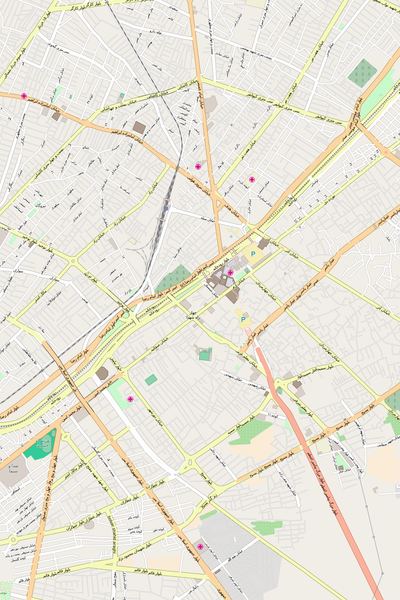 Editable Vector City Map Illustrator