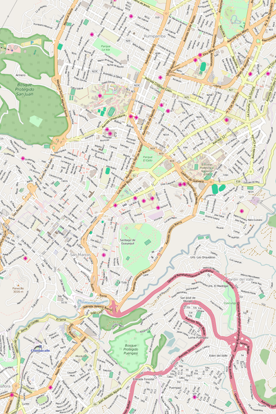 Editable Vector City Map Illustrator